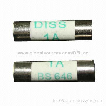 1/2/3/5A 250V Fuses for UK, 5 x 20mm, BS1363 Plug/REACH Certificate/Compliant with RoHS Directive